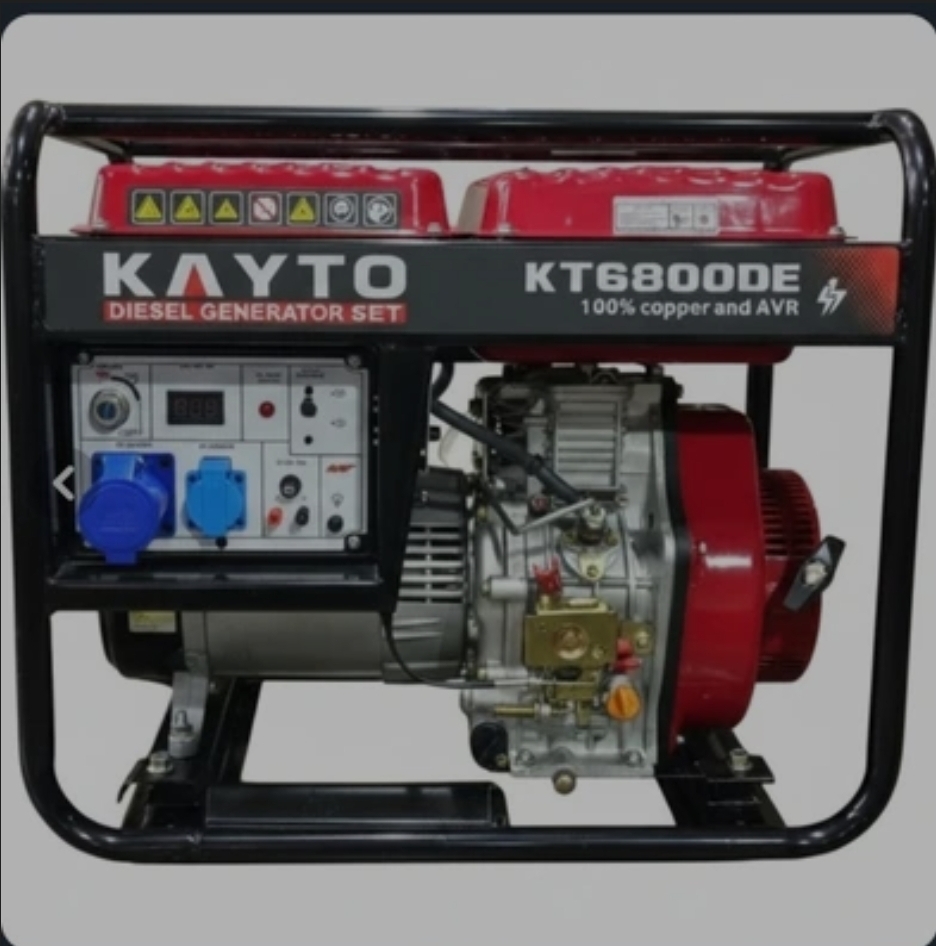 موتور برق 5/5 کیلووات کایتو دیزلی استارتی تکفاز KAYTO-6800CEW
