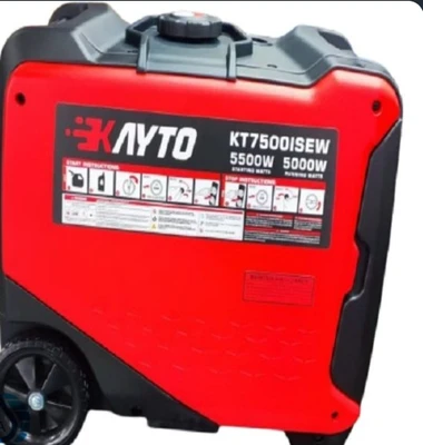 موتور برق کایتو مدل KT7500ISEW توان ۵.۵ کیلووات سایلنت ریموت استارتی
