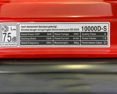 موتور برق لانسین ده کیلو وات صنعتی مدل LC10000D-S