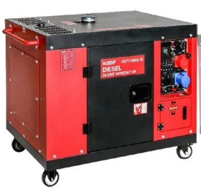 موتوربرق کوپ دیزلی سایلنت تکفاز و 3فاز مدل KDF11000Q-3D