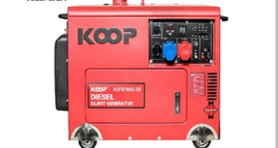 موتوربرق کوپ 4/5کیلووات سه فاز دیزلی سایلنت مدلKDF6700Q