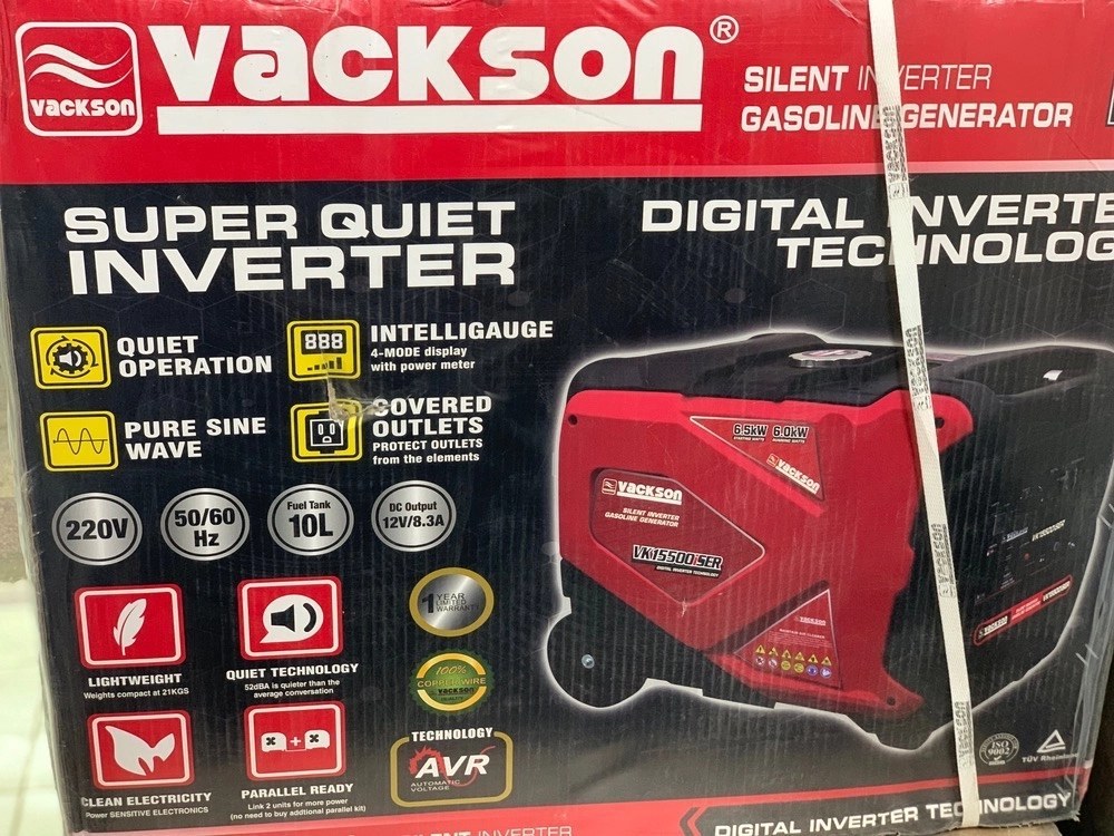 موتور برق واکسون مدل VK13500iSER ظرفیت ۳.۸ کیلووات سایلنت تک فاز